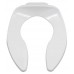American Standard 5910.110.020 Elongated Open Front Toilet Seat with EverClean  White - B0013O1GNM